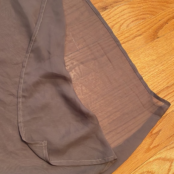 NWOT Forever21 Crewneck Sleeveless Loose Airy Summer Nude Beige Tan Maxi Dress - Picture 5 of 8